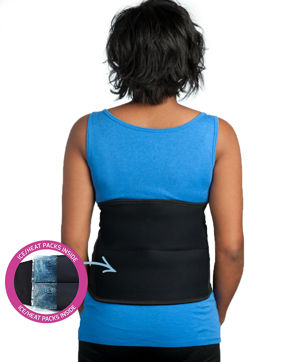 Heated Back Brace Wrap for Lower Back Pain Relief, Oramuon